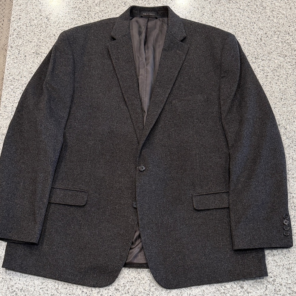 Lauren Ralph Lauren Dark Gray Blazer/Sport Coat Men’s XXL 50R/52R Wool